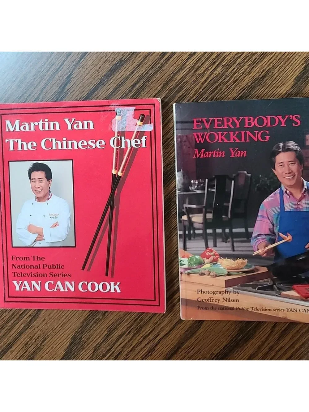 Set of Martin Yan Cookbooks Near New